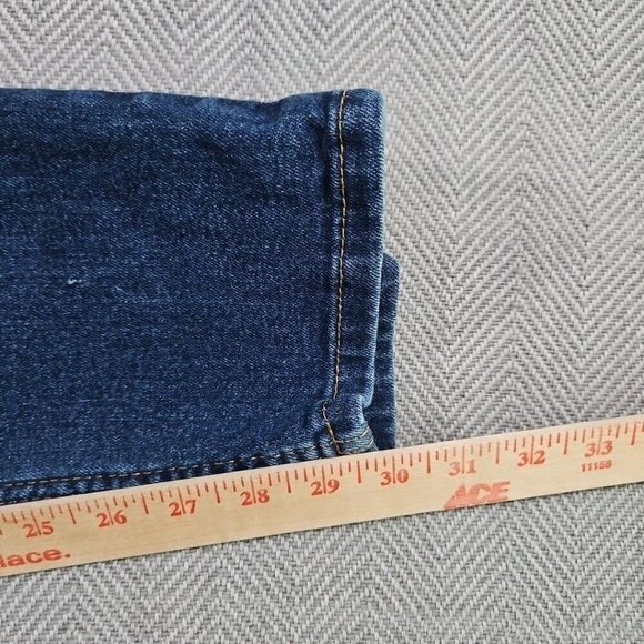Levi's 502 Jean 20Reg Blue Tapered Leg Denim Tag 30x30 LEVI'S Spelled Out On Leg - Picture 10 of 16